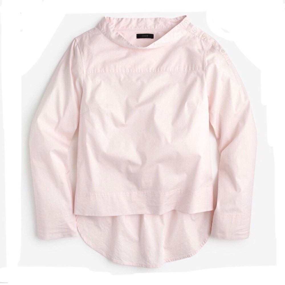 J Crew Funnel Shirt Pink